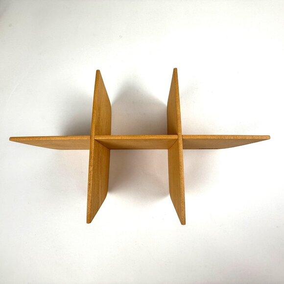 Longaberger WoodCrafts Wooden Divider 4-Compartment Organizer 13" - Picture 4 of 8